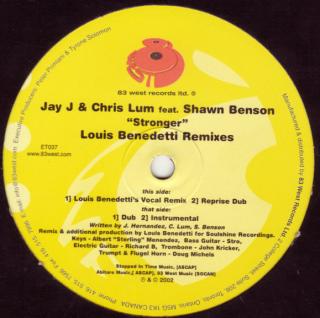 Jay J & Chris Lum Feat. Shawn Benson – Stronger (Louis Benedetti Remixes)