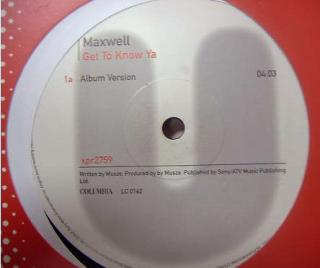 Maxwell ‎– Get To Know Ya