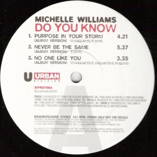 Michelle Williams ‎– Do You Know