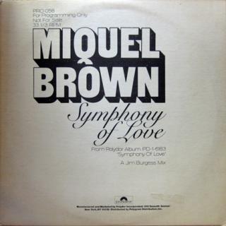 Miquel Brown ‎– Symphony Of Love