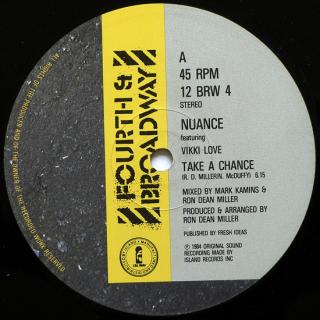 Nuance Featuring Vikki Love ‎– Take A Chance