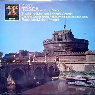 Puccini, Tebaldi, del Monaco, London, Corena ‎– Tosca - Arien Und Szenen