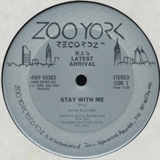 R.J.'s Latest Arrival ‎– Stay With Me
