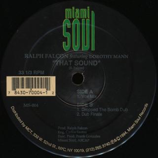 Ralph Falcon Featuring Dorothy Mann ‎– That Sound