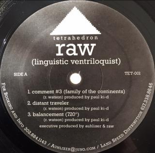 Raw – (Linguistic Ventriloquist)