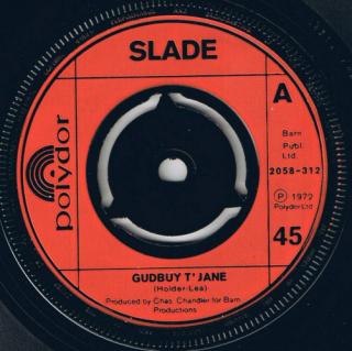 Slade ‎– Gudbuy T' Jane