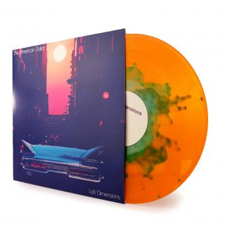 The American Dollar ‎– Lofi Dimensions [Orange with Turquoise Splatter]