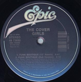 The Cover Girls ‎– Don't Stop Now / Funk Boutique