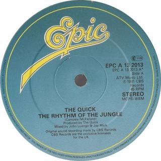 The Quick ‎– The Rhythm Of The Jungle