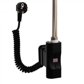 Elektrická topná tyč s regulací Home Plus 150W Barva: Černá, Tvar profilu: D-profil