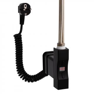 Elektrická topná tyč s regulací Home Plus 150W Barva: Černá, Tvar profilu: K-profil