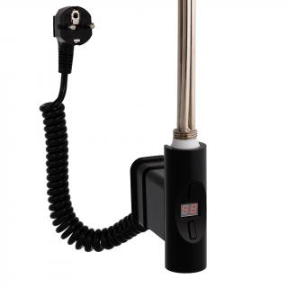 Elektrická topná tyč s regulací Home Plus 150W Barva: Černá, Tvar profilu: O-profil