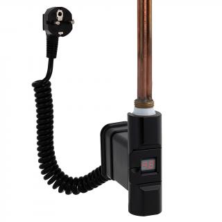 Elektrická topná tyč s regulací Home Plus 300W Barva: Černá, Tvar profilu: Univerzální