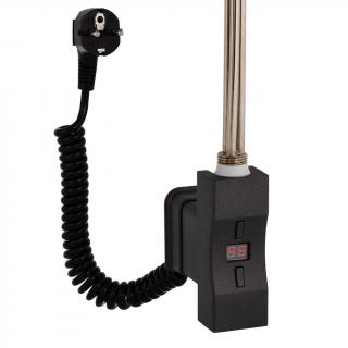 Elektrická topná tyč s regulací Home Plus 300W Barva: Tmavý matný antracit, Tvar profilu: P-profil