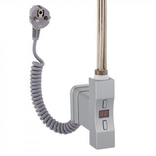 Elektrická topná tyč s regulací Home Plus WiFi 300W Barva: Matný chrom, Tvar profilu: K-profil