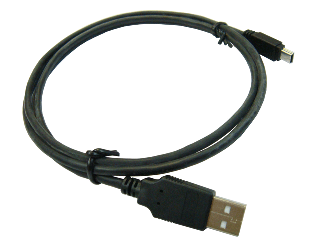 Balení 5ks/USB kabel 2.0 A samec na B mini 130/120cm