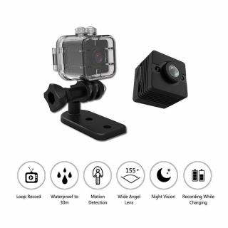 Mini kamera se záznamem HD 720P, noční vidění, micro SD až 32GB-magnetická-vodotěsné pouzdro
