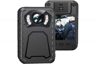 Policejní kamera FULL HD 1296P-Noční vidění-LCD 1,54 -165° úhel vidění