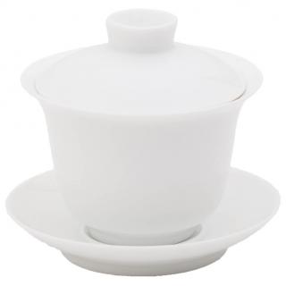 Gaiwan bílý porcelánový 120 ml  PZ27