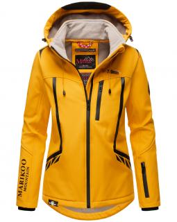 Dámská bunda Softshell Mountain Mount-Cho-Oyu Marikoo - AMBER YELLOW Velikost: XS