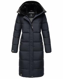 Dámská zimní dlouhá bunda Reliziaa Marikoo - NAVY Velikost: L