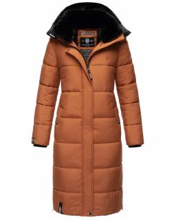 Dámská zimní dlouhá bunda Reliziaa Marikoo - RUSTY CINNAMON Velikost: L