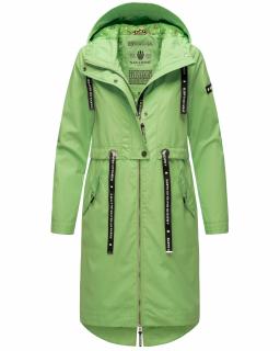 Dámský kabát s kapucí Josinaa Navahoo - JADE GREEN Velikost: L