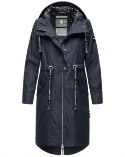 Dámský kabát s kapucí Josinaa Navahoo - NAVY Velikost: XS