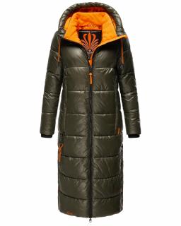 Dámský kabát Schmuseengel Navahoo - DARK OLIVE Velikost: XL