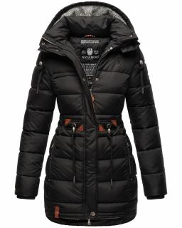 Dámský zimní kabát prošívaný kabát Daliee Navahoo - BLACK Velikost: XXL