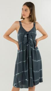batikované šaty Barva: šedá
