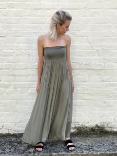dlouhá sukně/šaty Donna Barva: khaki