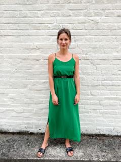 dlouhé basic šaty Lauren Barva: Zelená