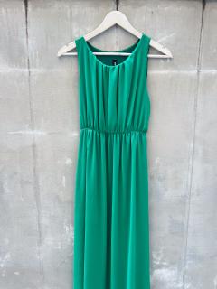 dlouhé šaty Amber Barva: Zelená
