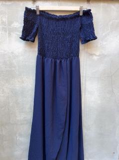 dlouhé šaty Andrea Barva: tmavě modrá