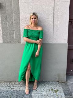 dlouhé šaty Andrea Barva: Zelená