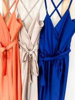 dlouhé šaty Elisa Barva: oranžová