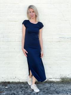 dlouhé šaty Gisele Barva: Modrá