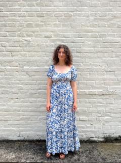 dlouhé šaty Grace Barva: Modrá