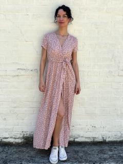 dlouhé šaty Lisa Barva: růžová
