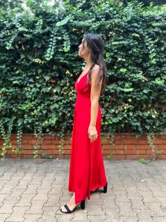 dlouhé šaty Marribel Barva: červená