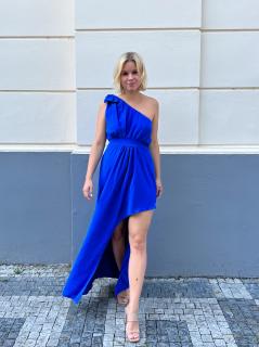 dlouhé šaty Monica Barva: Modrá
