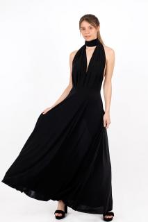 dlouhé šaty multi Barva: černá