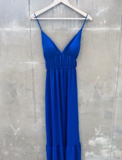 dlouhé šaty Rachel Barva: Modrá