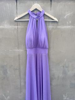 dlouhé tylové šaty Adriana Barva: lila