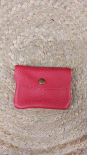 kožená peněženka malá Barva: červená
