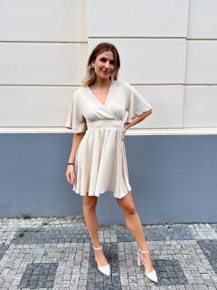 krátké šaty Stella Barva: béžová