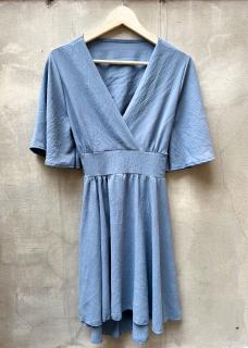 krátké šaty Stella Barva: Modrá