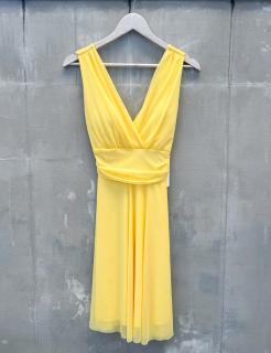 krátké tylové šaty Nina Barva: žlutá