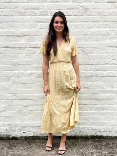 Květované šaty Oli Barva: žlutá